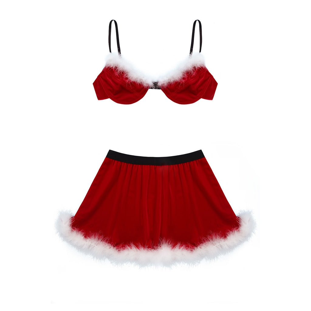 Festive Feminine Lingerie Set for Crossdressers - Style 2 - Image 2