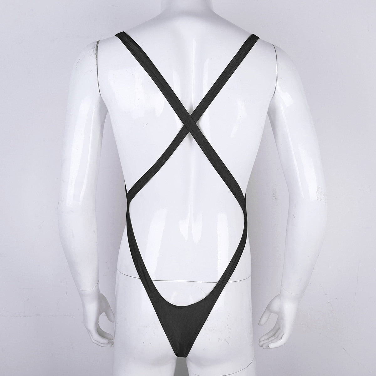 Exotic Sissy Bodysuit: Backless Nightwear for Men