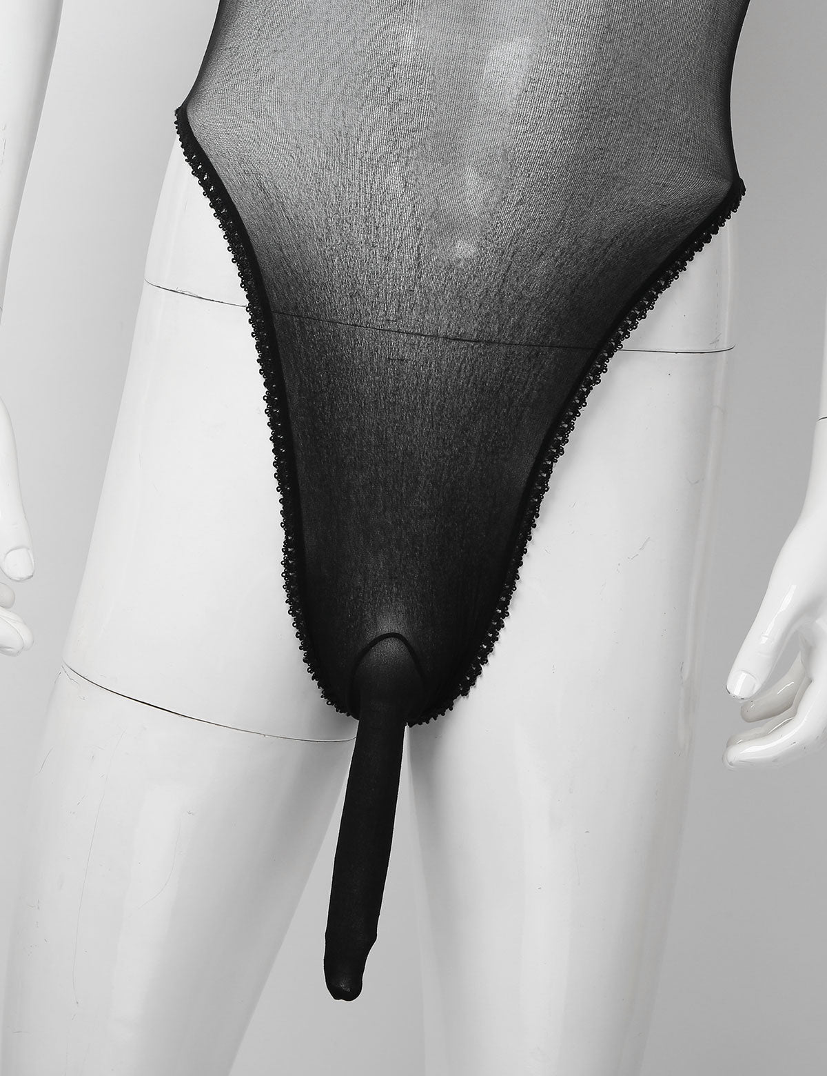 Lace Bodysuit for Crossdressers - Style 4 - Image 14