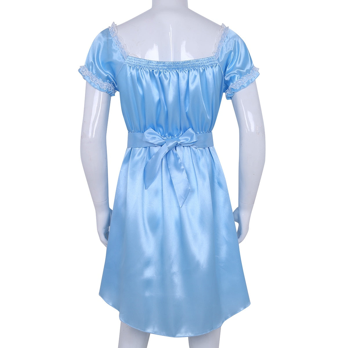 Satin Bodysuit for Crossdressers - Style 6 - Image 27