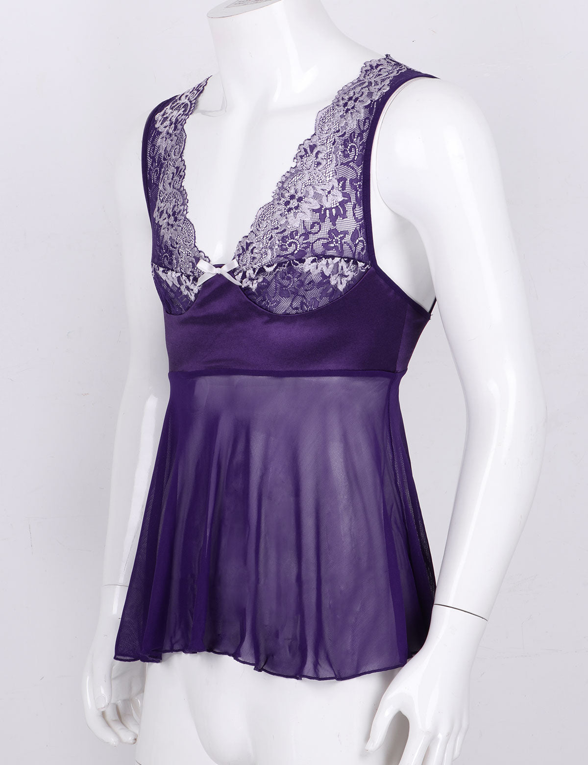 Buy XDress Purple Lace Sissy Bra for Men Online Algeria
