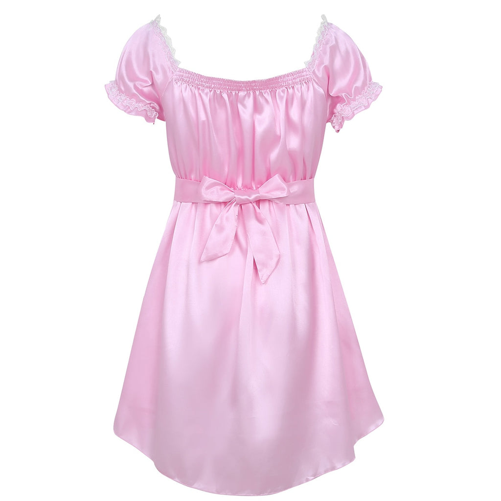 Satin Nightdress for Crossdressers - Image 16