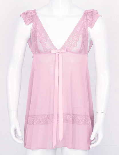 Low-cut Sissy Lingerie: Seductive Nightwear for Crossdressers