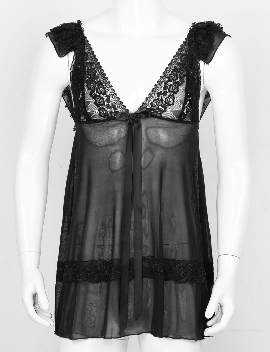 Lace Babydoll Dress for Crossdressers - Style 2 - Image 17
