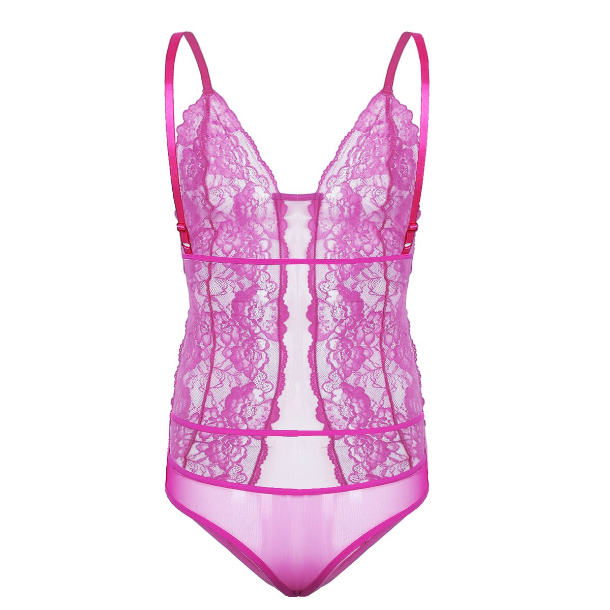 Sheer Mesh Catsuit for Crossdressers - Style 2 - Image 6