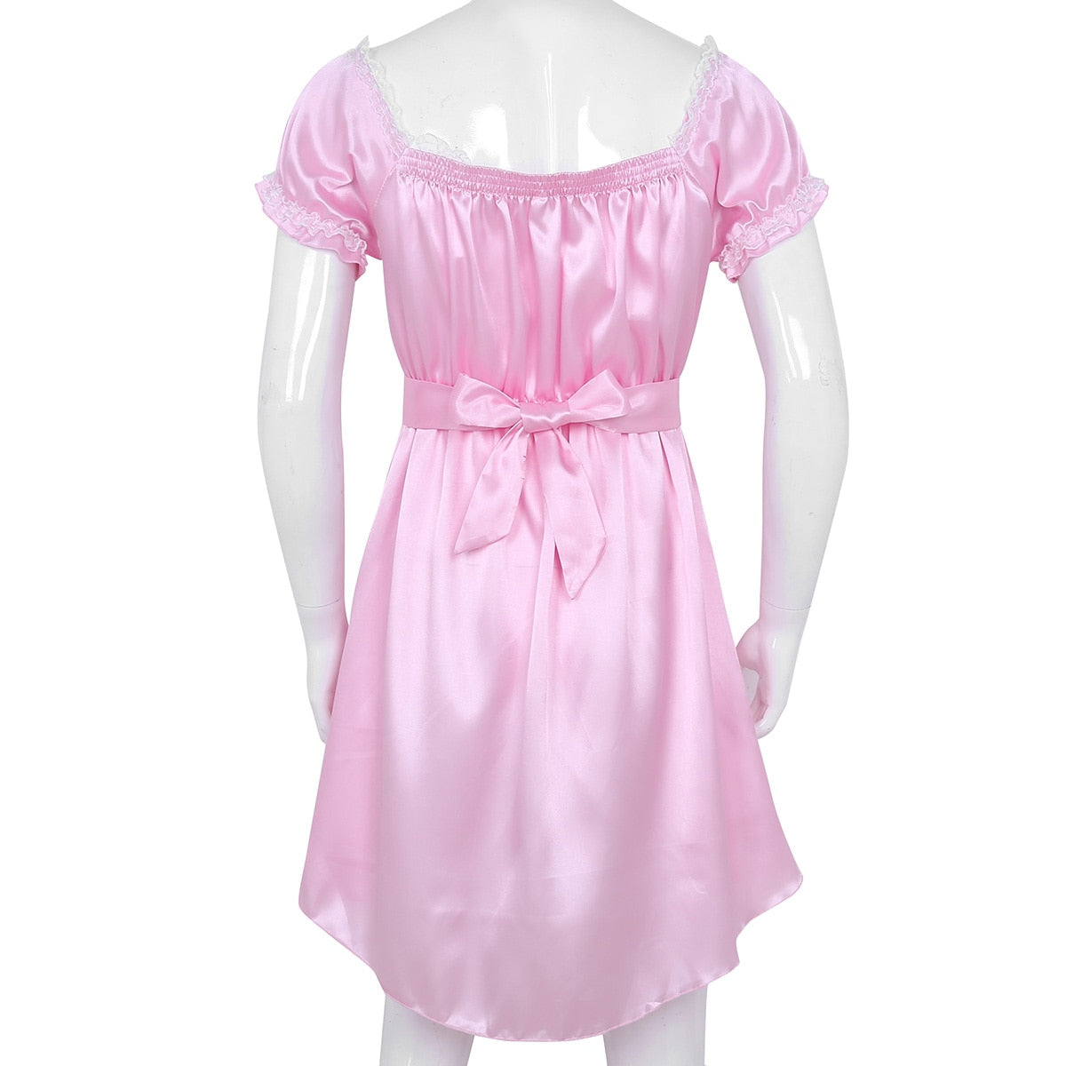 Satin Bodysuit for Crossdressers - Style 6 - Image 23