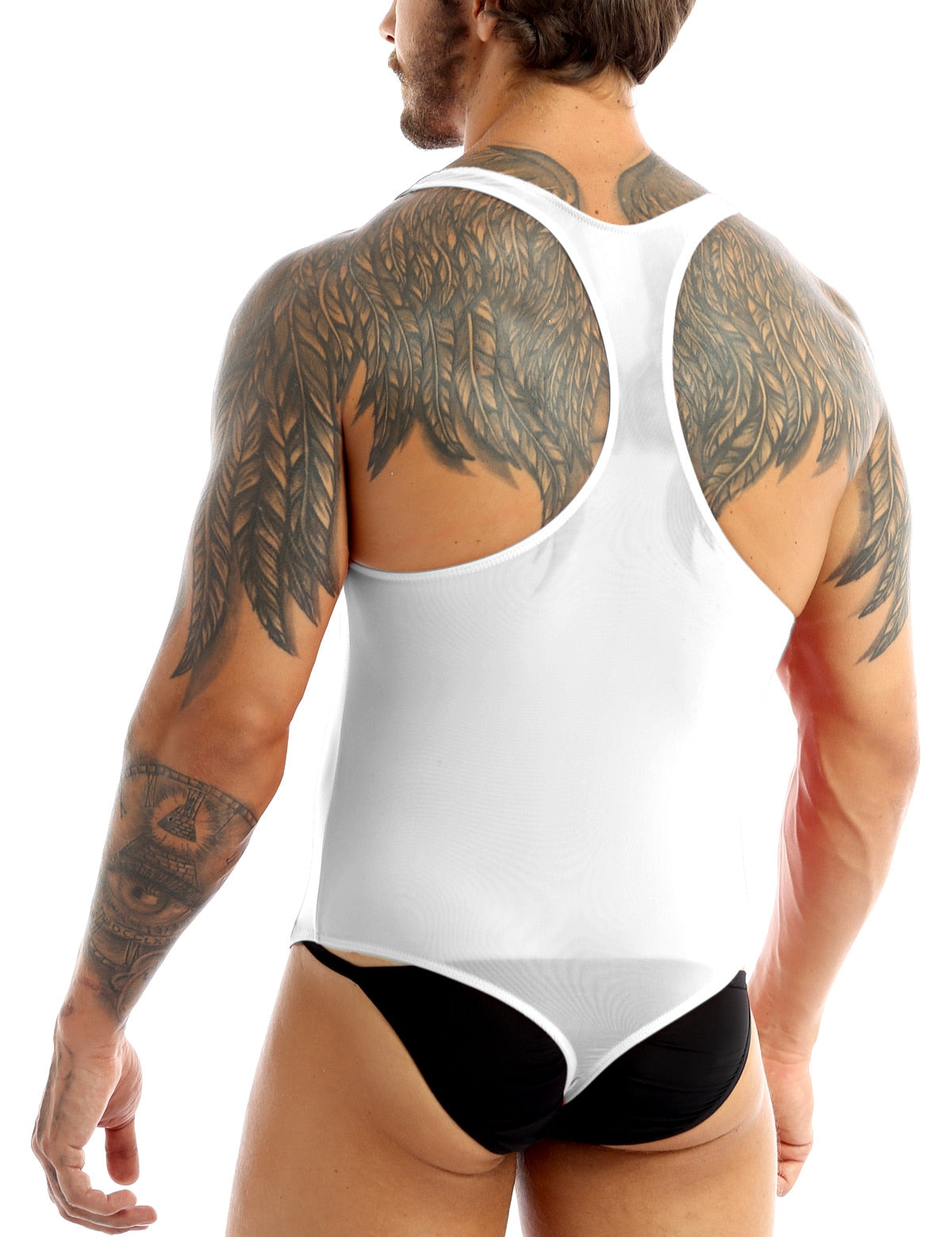 Lace Bodysuit for Crossdressers - Style 12 - Image 7