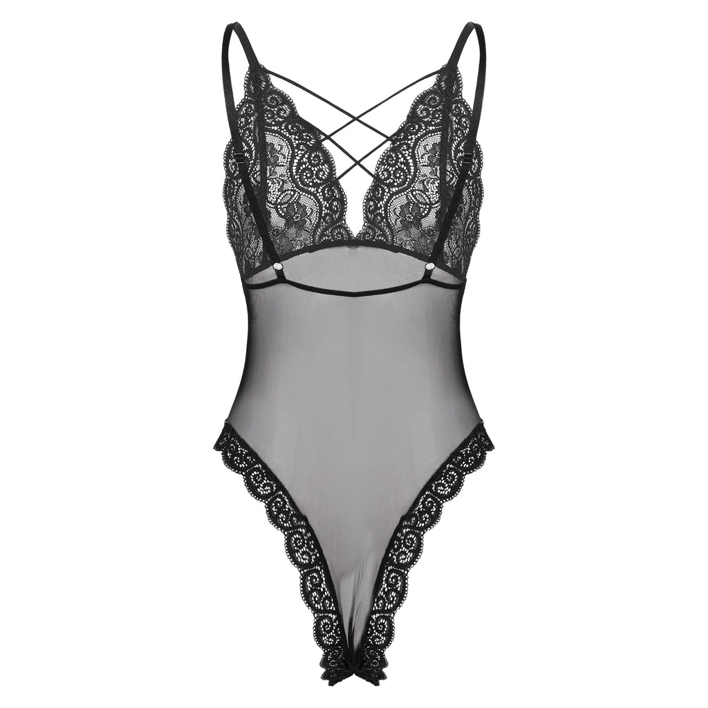 Satin Bodysuit for Crossdressers - Style 2 - Image 5