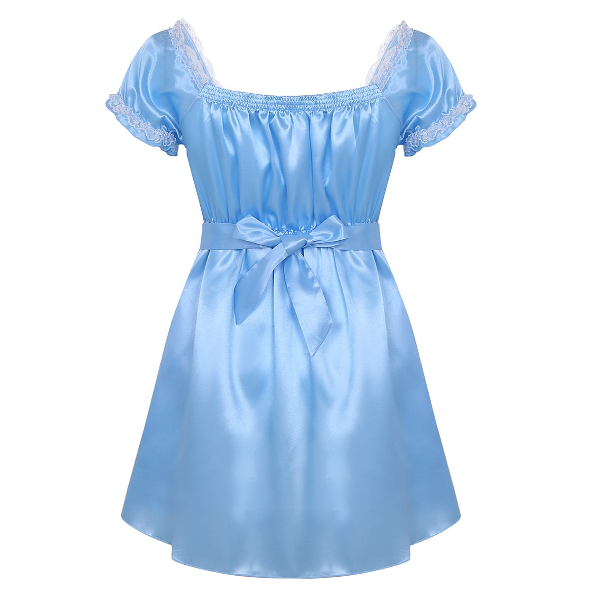 Satin Bodysuit for Crossdressers - Style 6 - Image 14