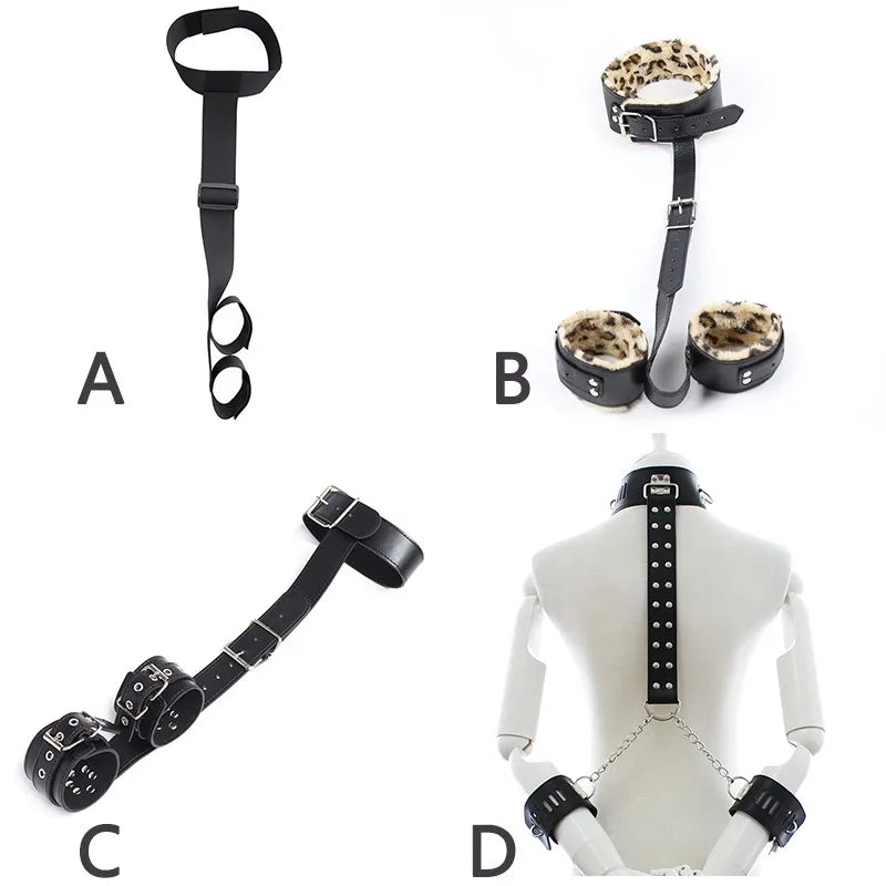 Intimate Couples' Accessories: Neck Cuffs for BDSM Bondage, Stimulation, and Flirting - Coll - Image 2