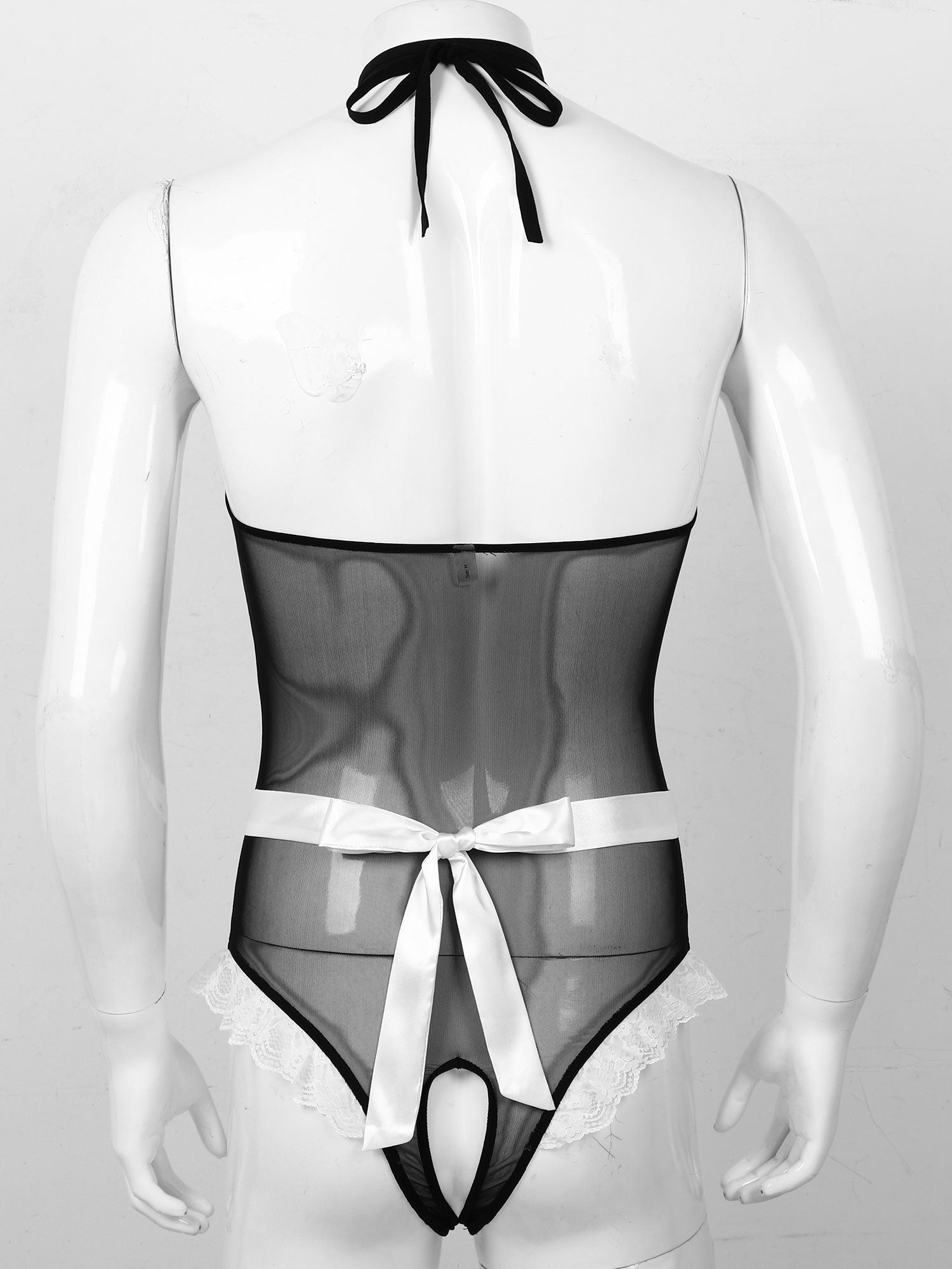 Lace Bodysuit for Crossdressers - Style 3 - Image 9