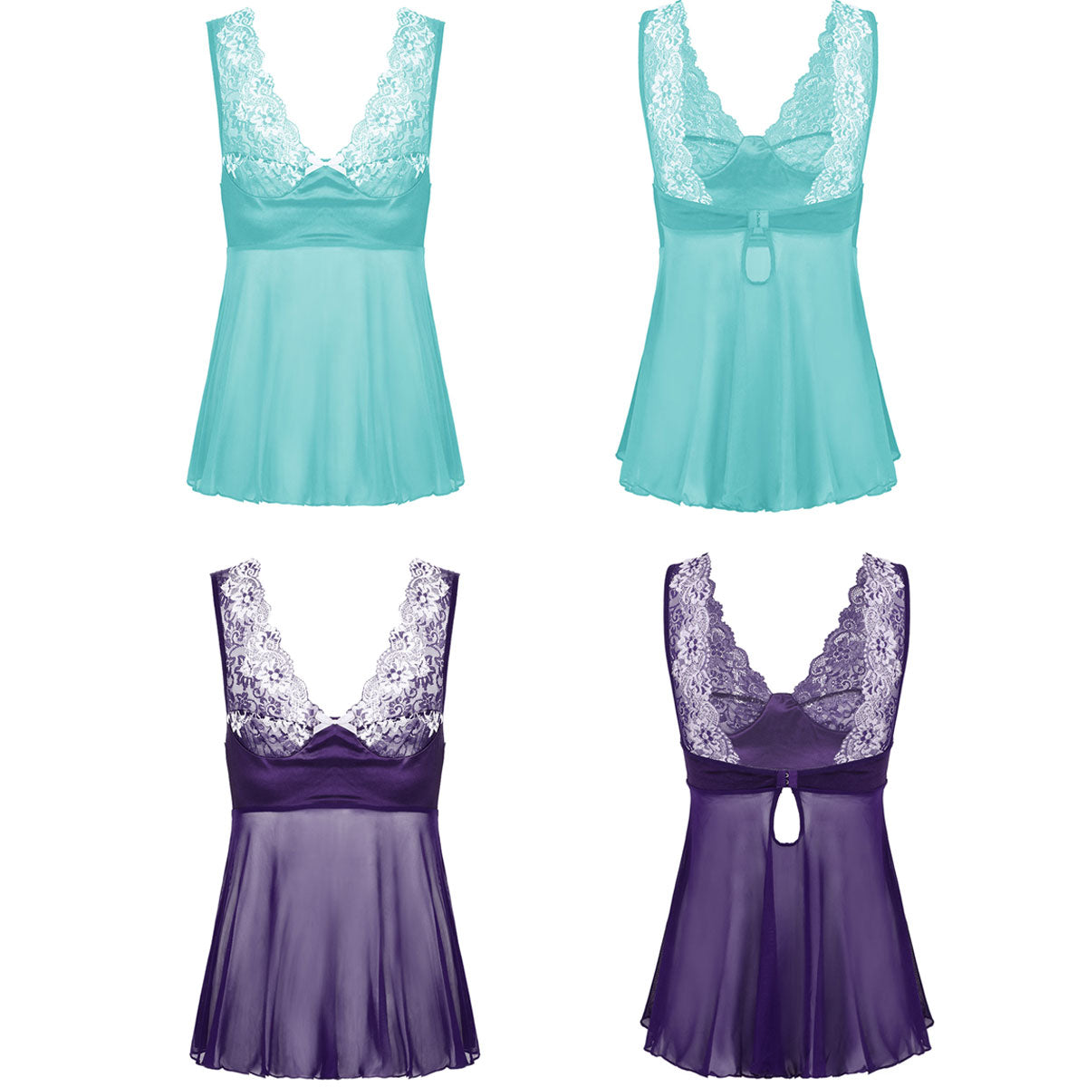 Lace Babydoll Dress for Crossdressers - Style 4 - Image 10