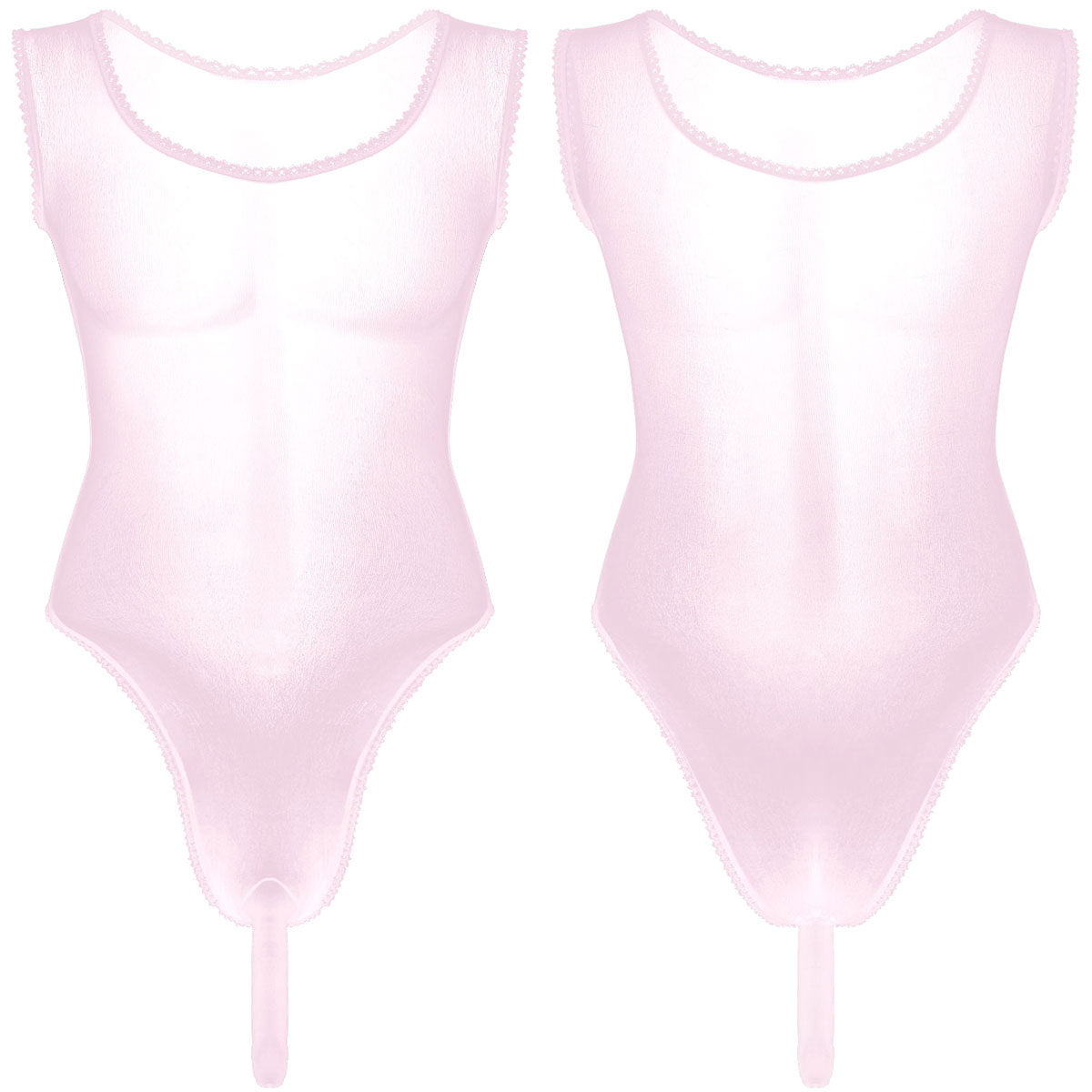 Lace Bodysuit for Crossdressers - Style 4 - Image 17