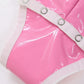 Pink Patent Leather Bodysuit: Sexy Male Sissy Lingerie