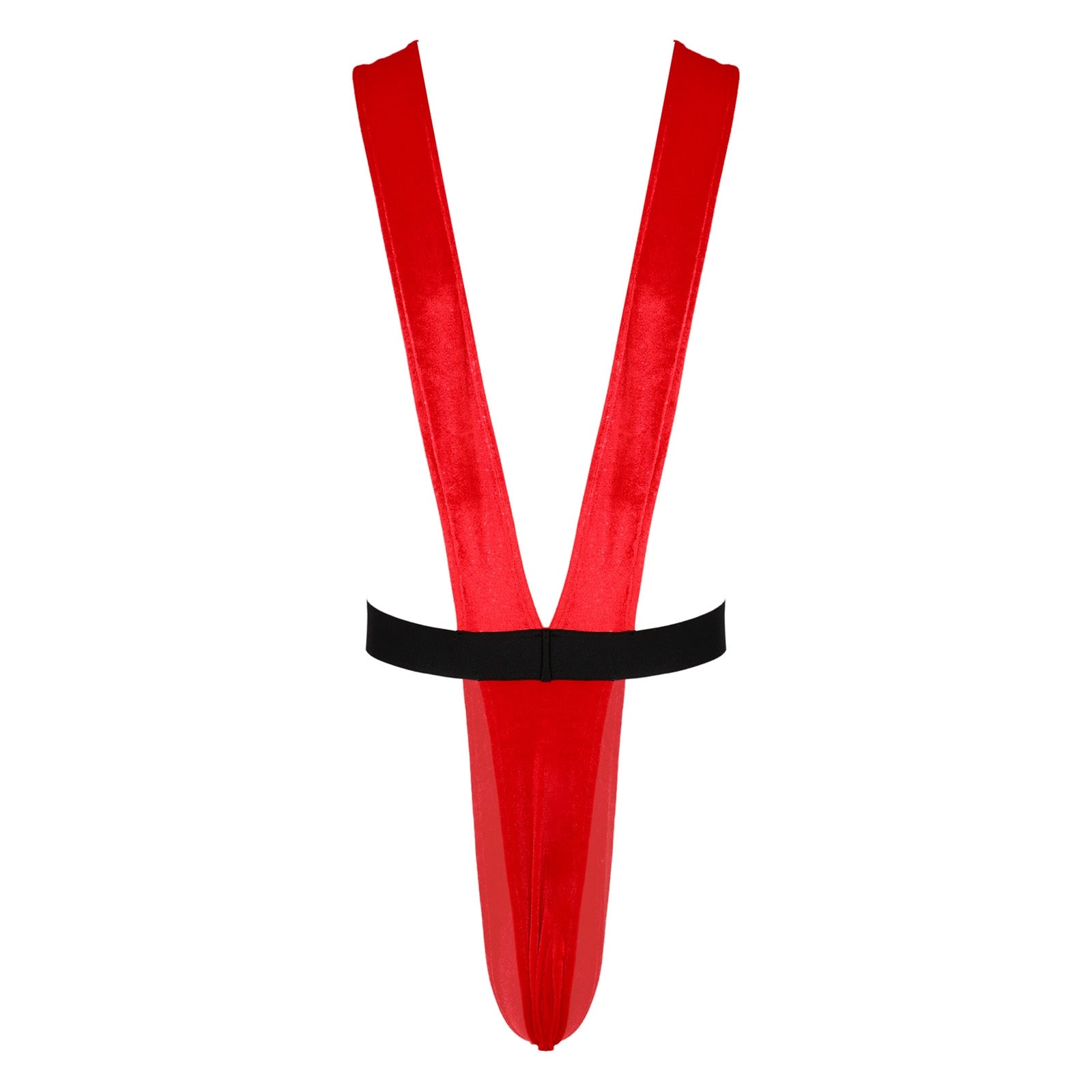 Festive Deep V Bodysuit for Crossdressers - Style 2 - Image 4