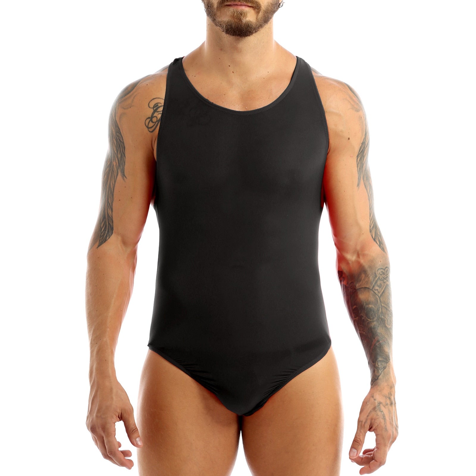 Lace Bodysuit for Crossdressers - Style 12 - Image 3