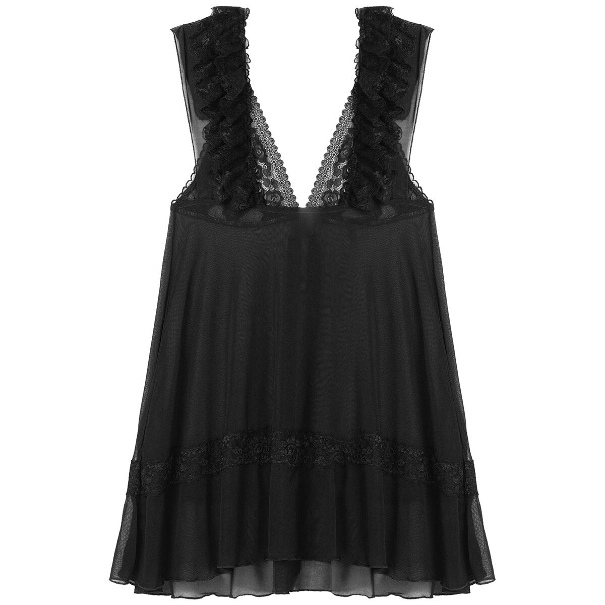 Lace Babydoll Dress for Crossdressers - Style 2 - Image 27