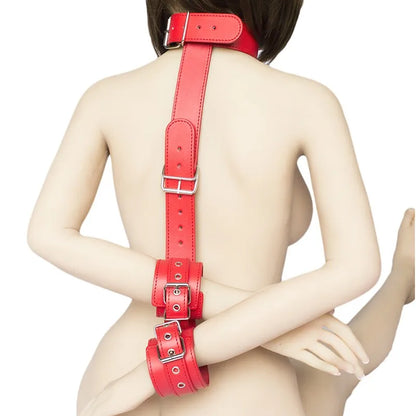 Intimate Couples' Accessories: Neck Cuffs for BDSM Bondage, Stimulation, and Flirting - Collars, Handcuffs, Fetish Gear for Exotic Roleplay Games