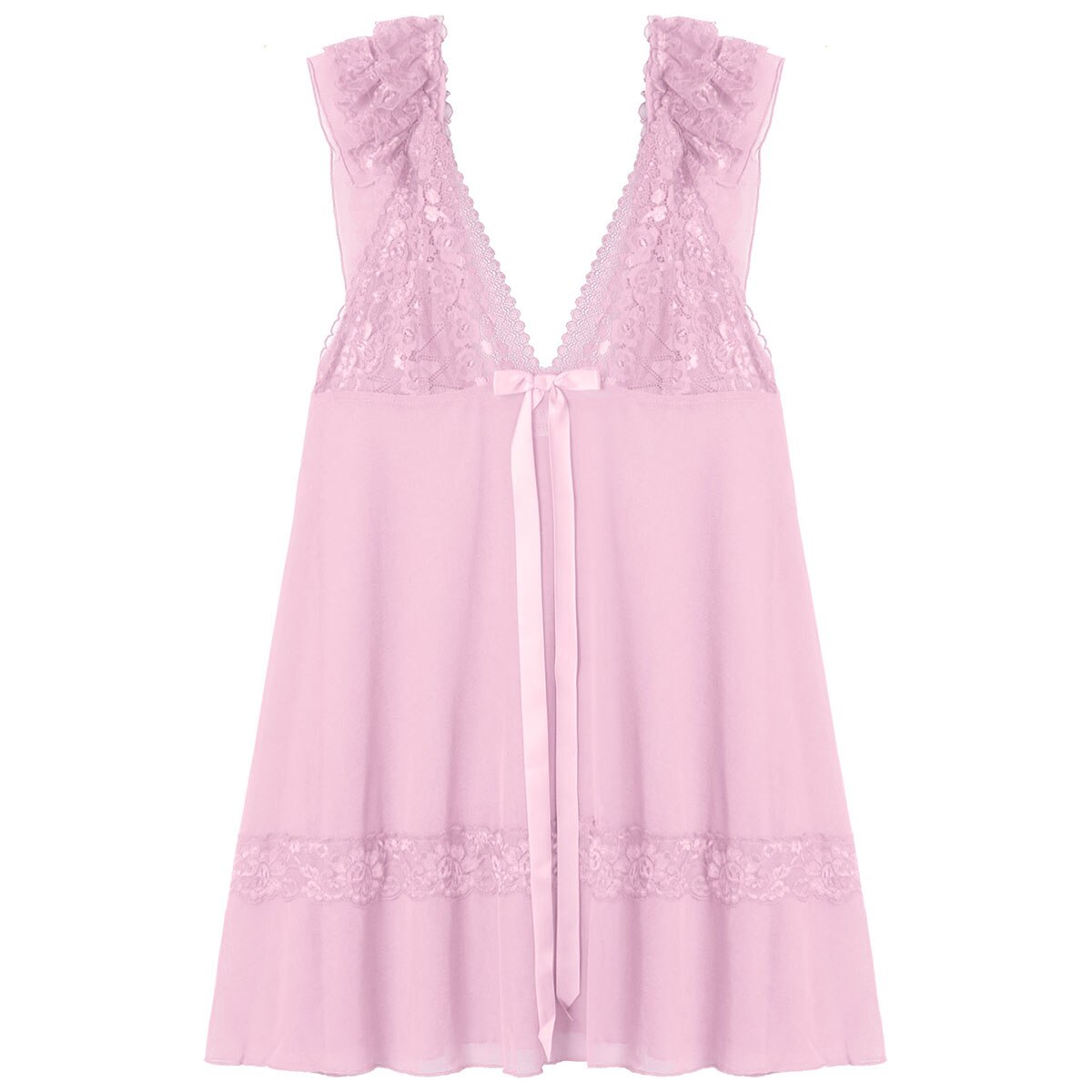 Lace Babydoll Dress for Crossdressers - Style 2 - Image 6
