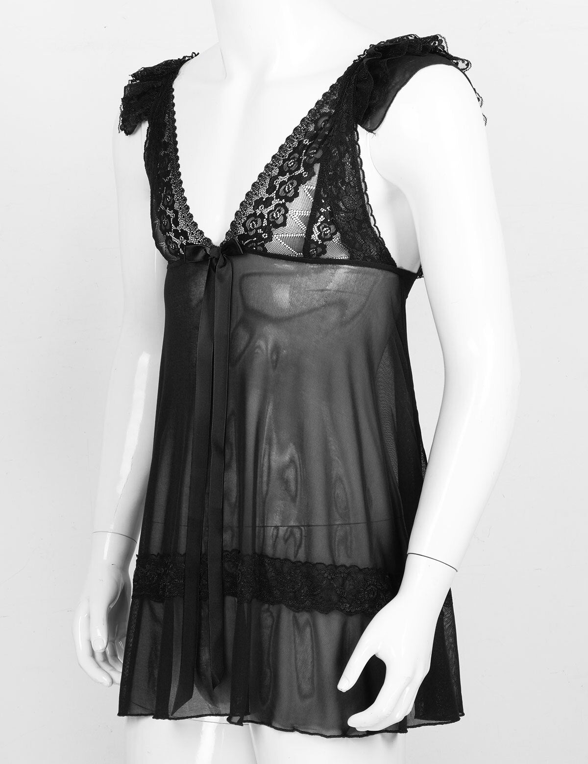 Lace Babydoll Dress for Crossdressers - Style 2 - Image 22