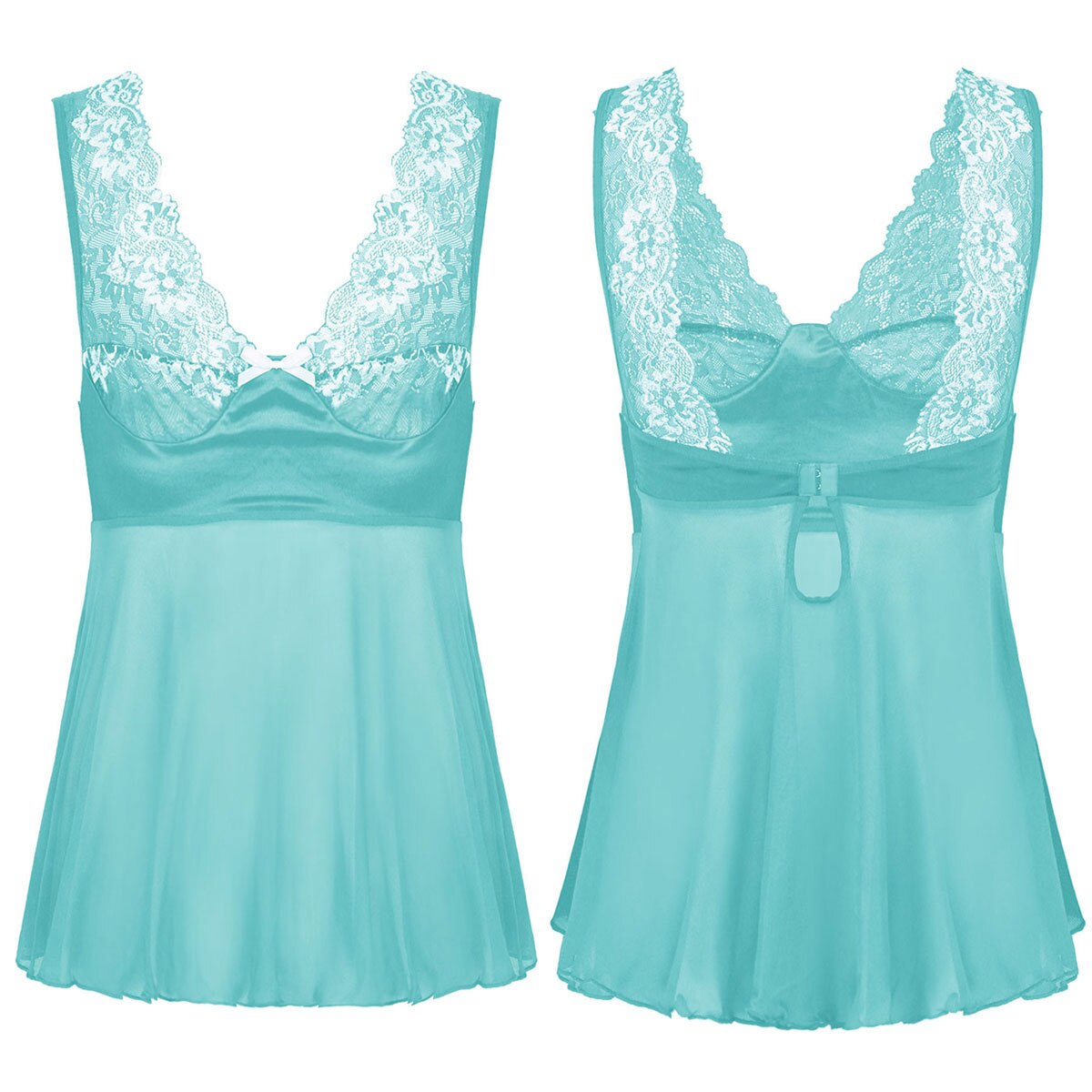 Lace Babydoll Dress for Crossdressers - Style 5 - Image 22