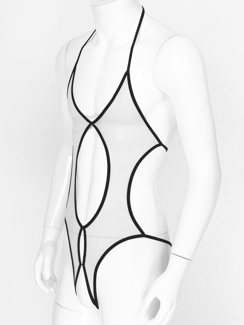 Sheer Mesh Catsuit for Crossdressers - Image 7
