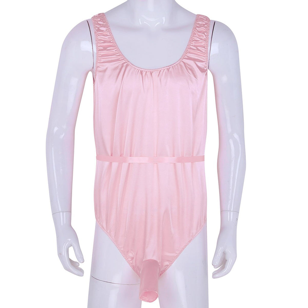 Satin Bodysuit for Crossdressers - Style 5 - Image 36