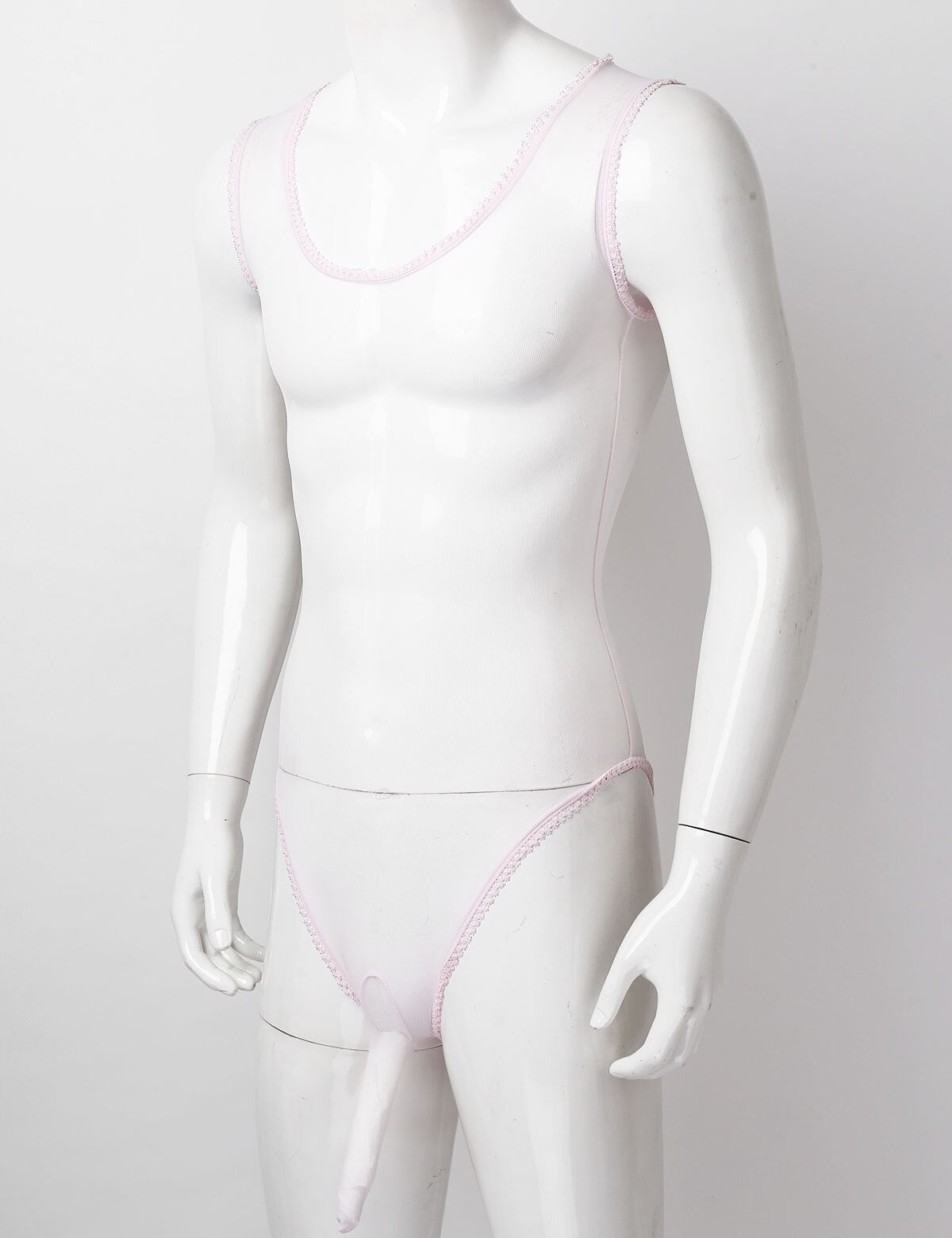 Satin Bodysuit for Crossdressers - Style 3 - Image 9