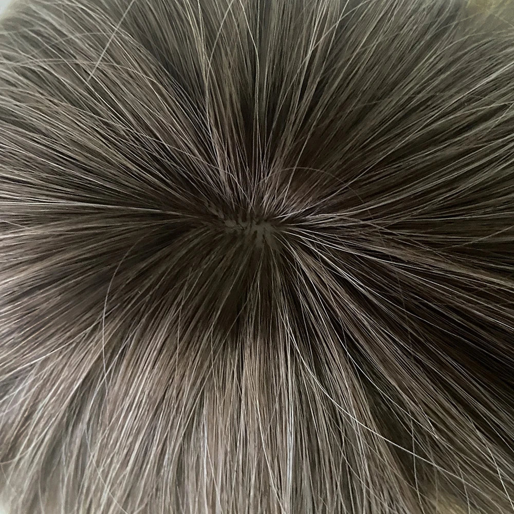 Short Ash Blonde Pixie Wig with Bangs for Crossdressers