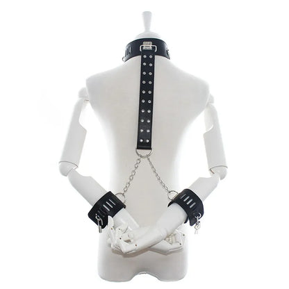 Intimate Couples' Accessories: Neck Cuffs for BDSM Bondage, Stimulation, and Flirting - Collars, Handcuffs, Fetish Gear for Exotic Roleplay Games