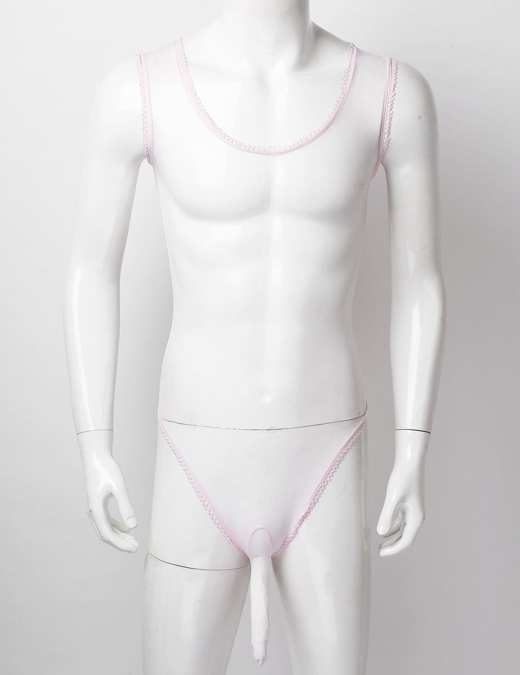Satin Bodysuit for Crossdressers - Style 8 - Image 11
