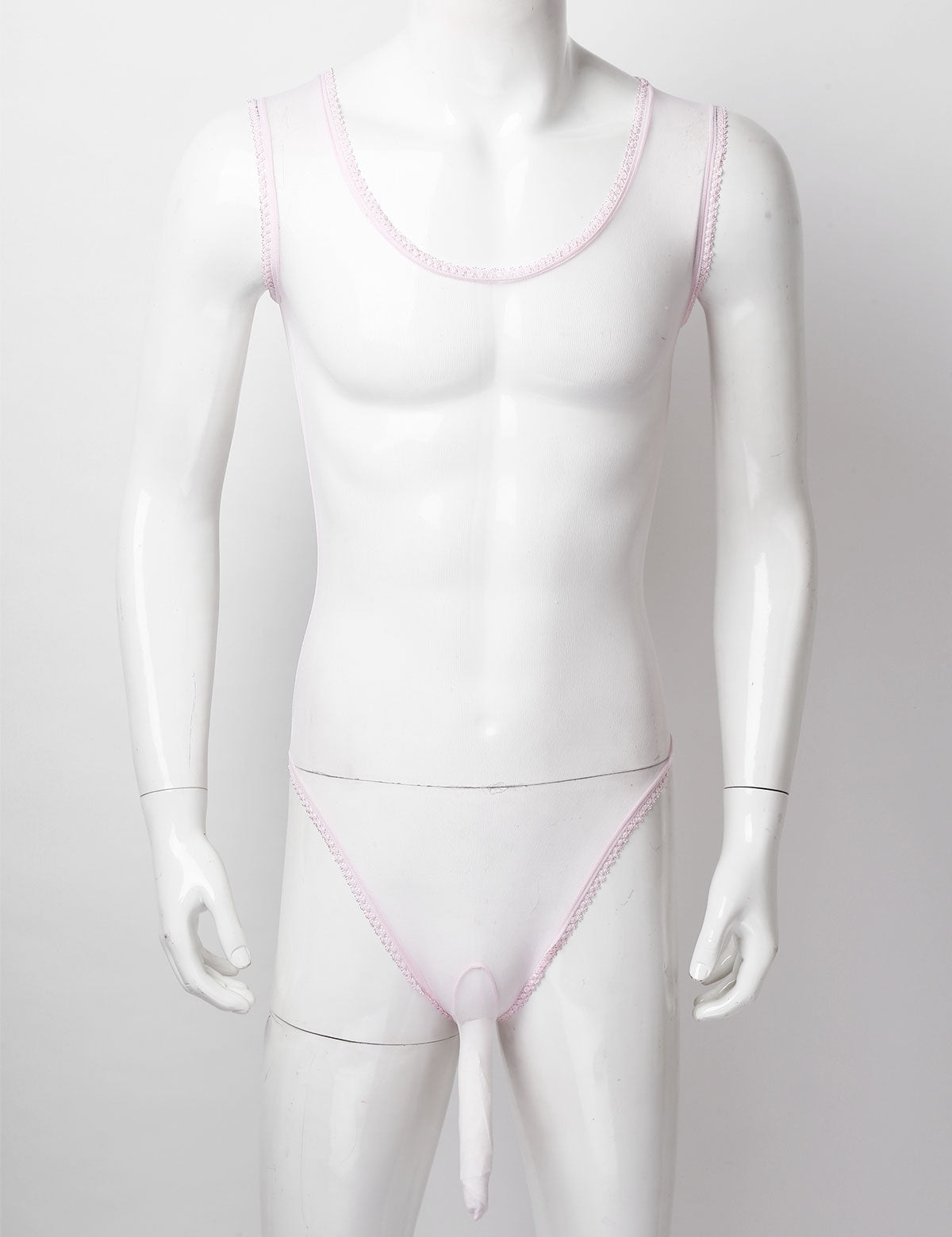 Satin Bodysuit for Crossdressers - Style 3 - Image 15