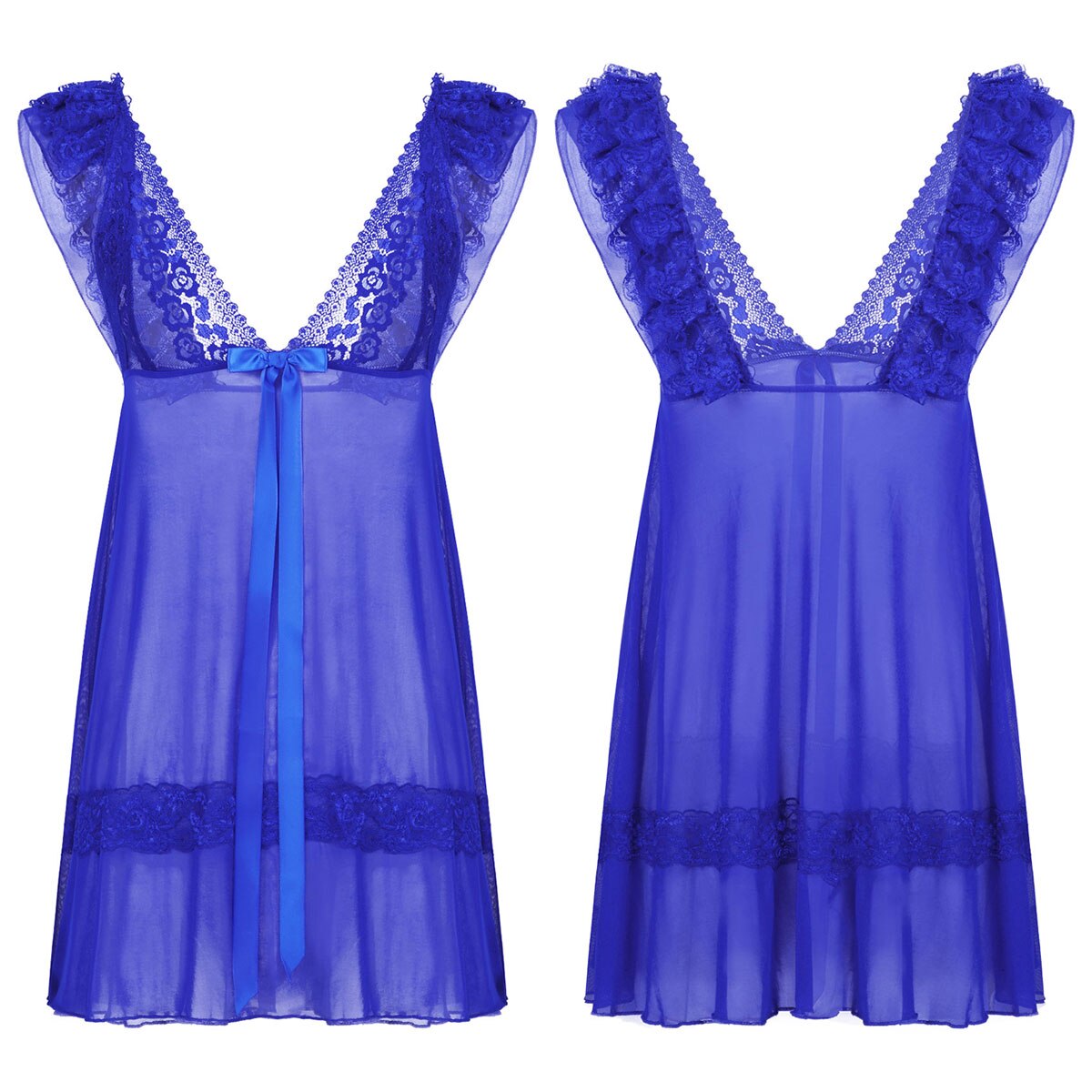 Lace Babydoll Dress for Crossdressers - Style 2 - Image 20