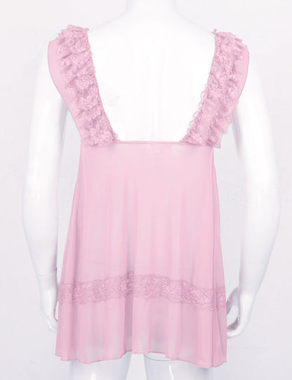 Low-cut Sissy Lingerie: Seductive Nightwear for Crossdressers