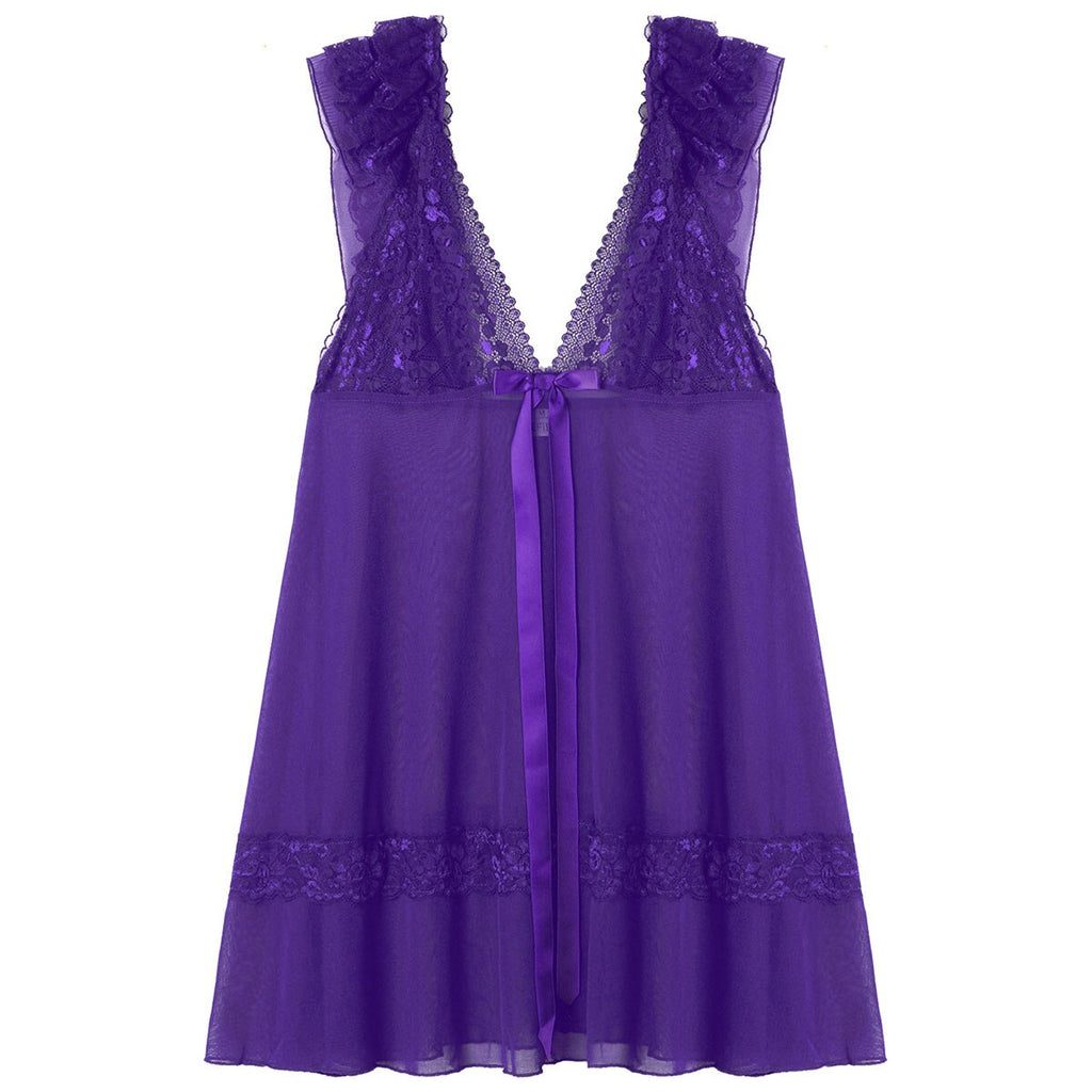 Lace Babydoll Dress for Crossdressers - Style 2 - Image 9