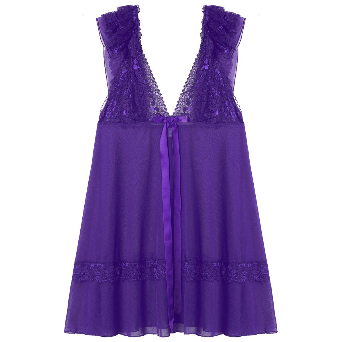 Lace Babydoll Dress for Crossdressers - Style 2 - Image 9