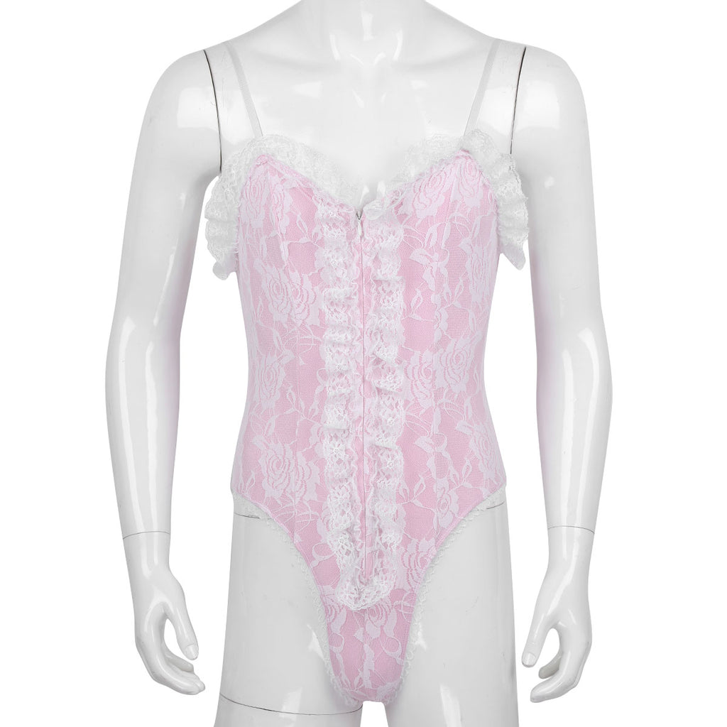 Lace Bodysuit for Crossdressers - Image 8