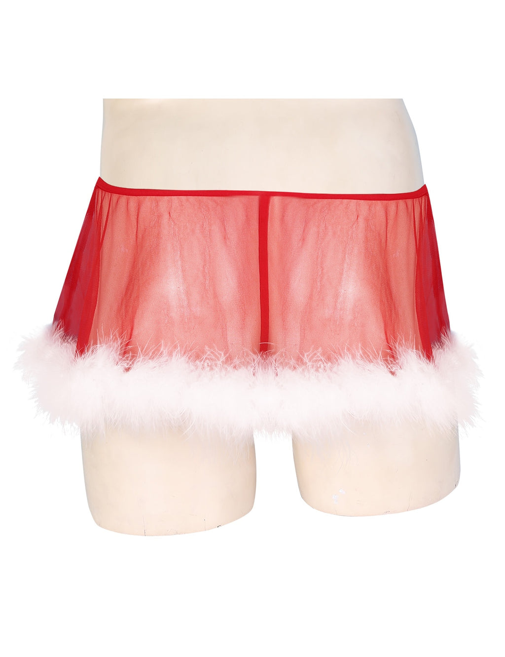 Festive Feminine Lingerie Set for Crossdressers - Image 3