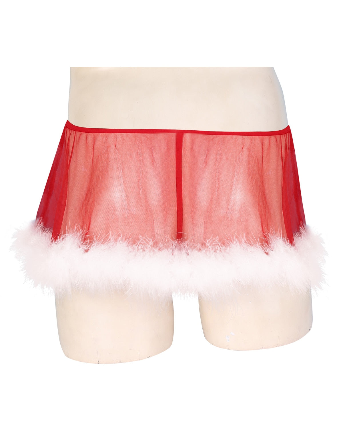 Festive Feminine Lingerie Set for Crossdressers - Image 3