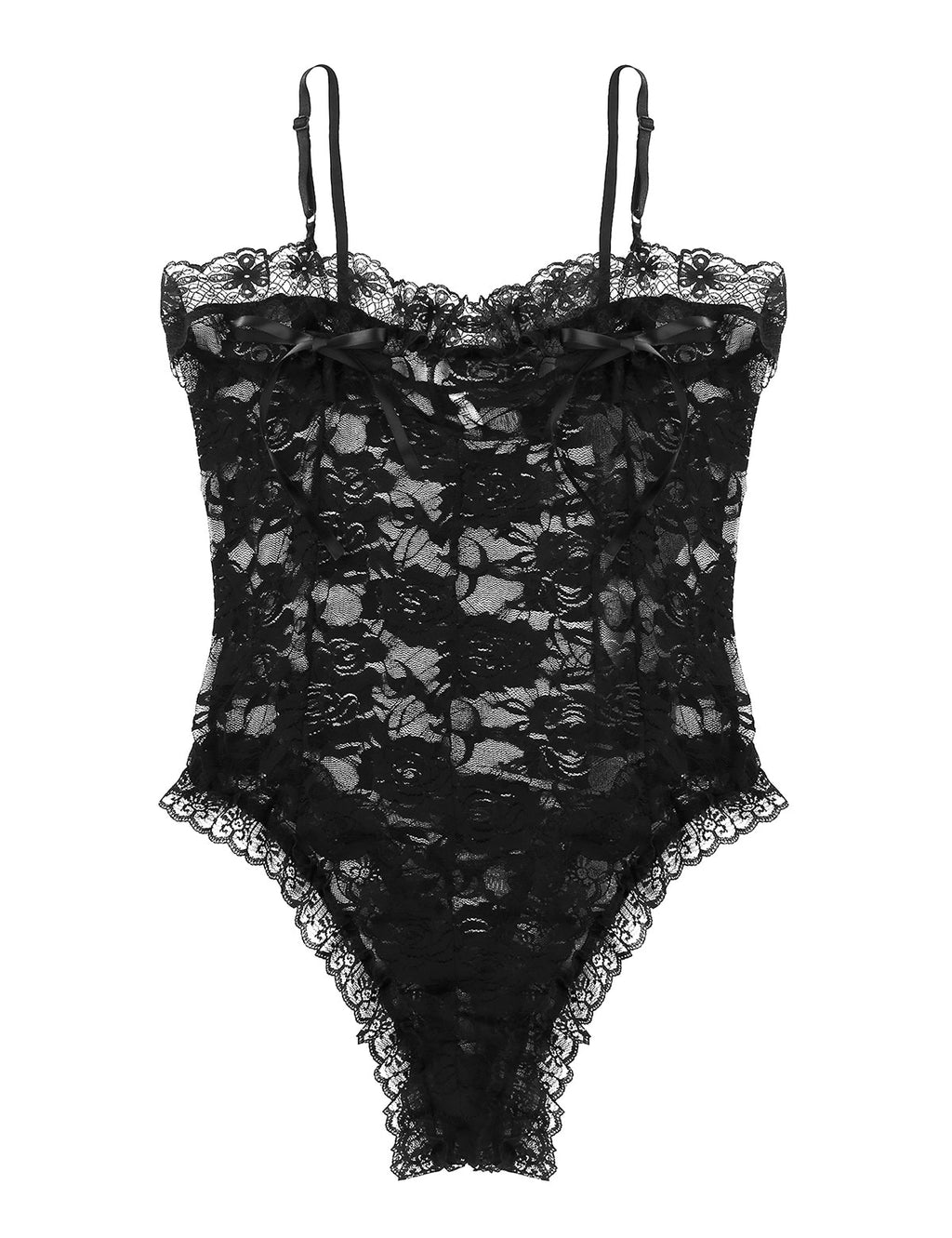 Lace Bodysuit for Crossdressers - Style 2 - Image 26