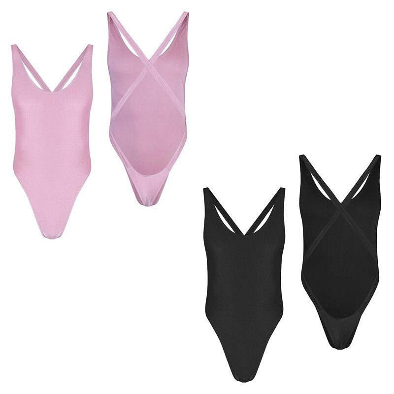 Lace Bodysuit for Crossdressers - Style 5 - Image 22