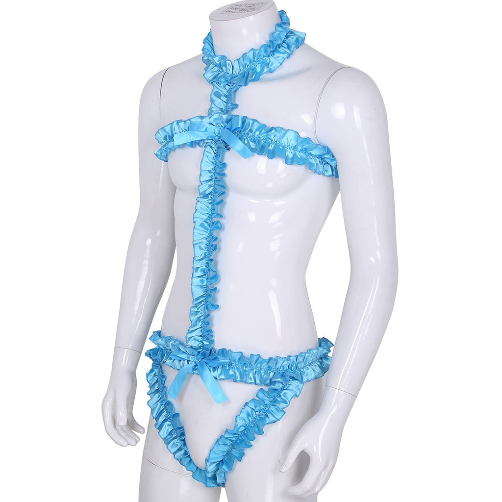 Lace Bodysuit for Crossdressers - Style 7 - Image 10