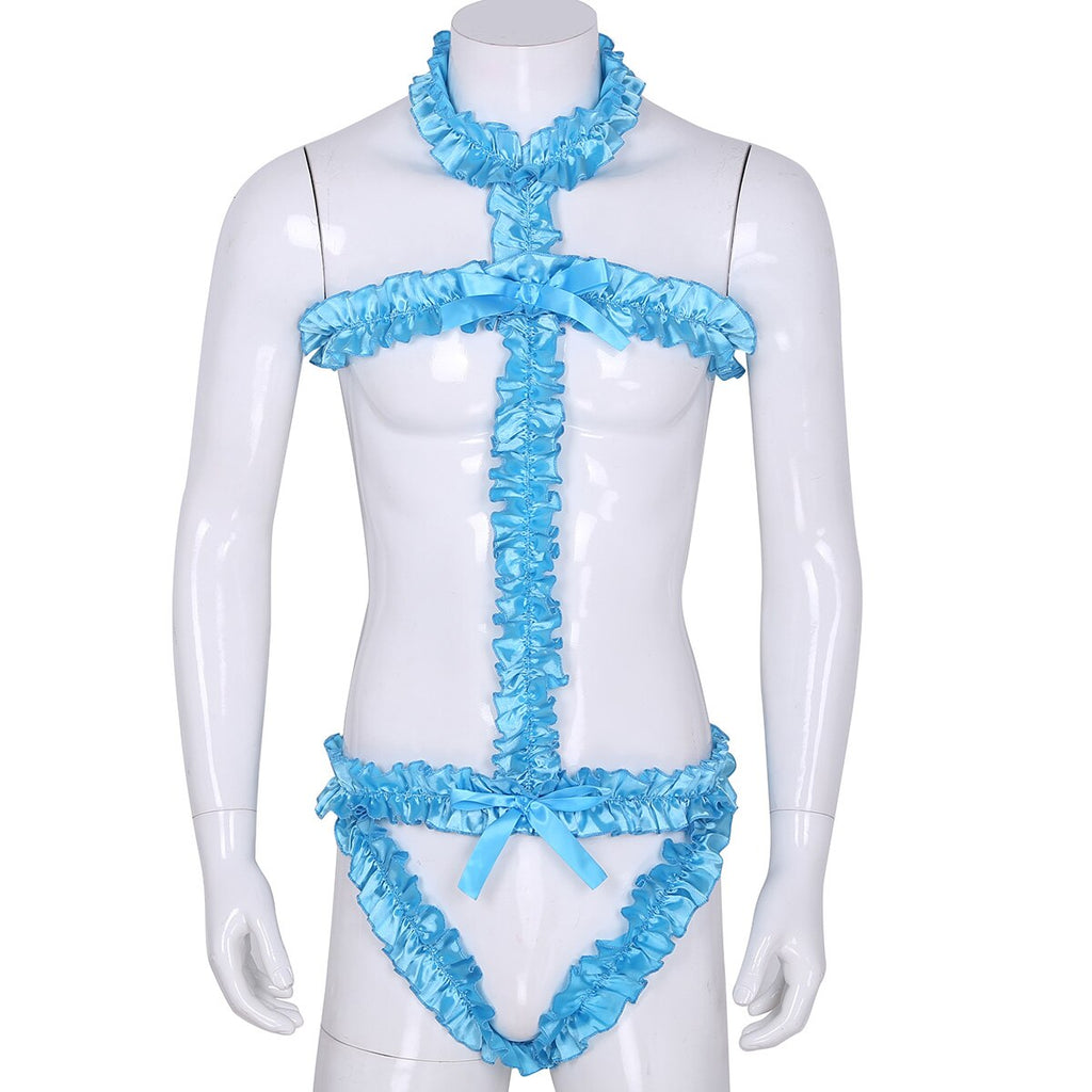 Lace Bodysuit for Crossdressers - Style 7 - Image 8