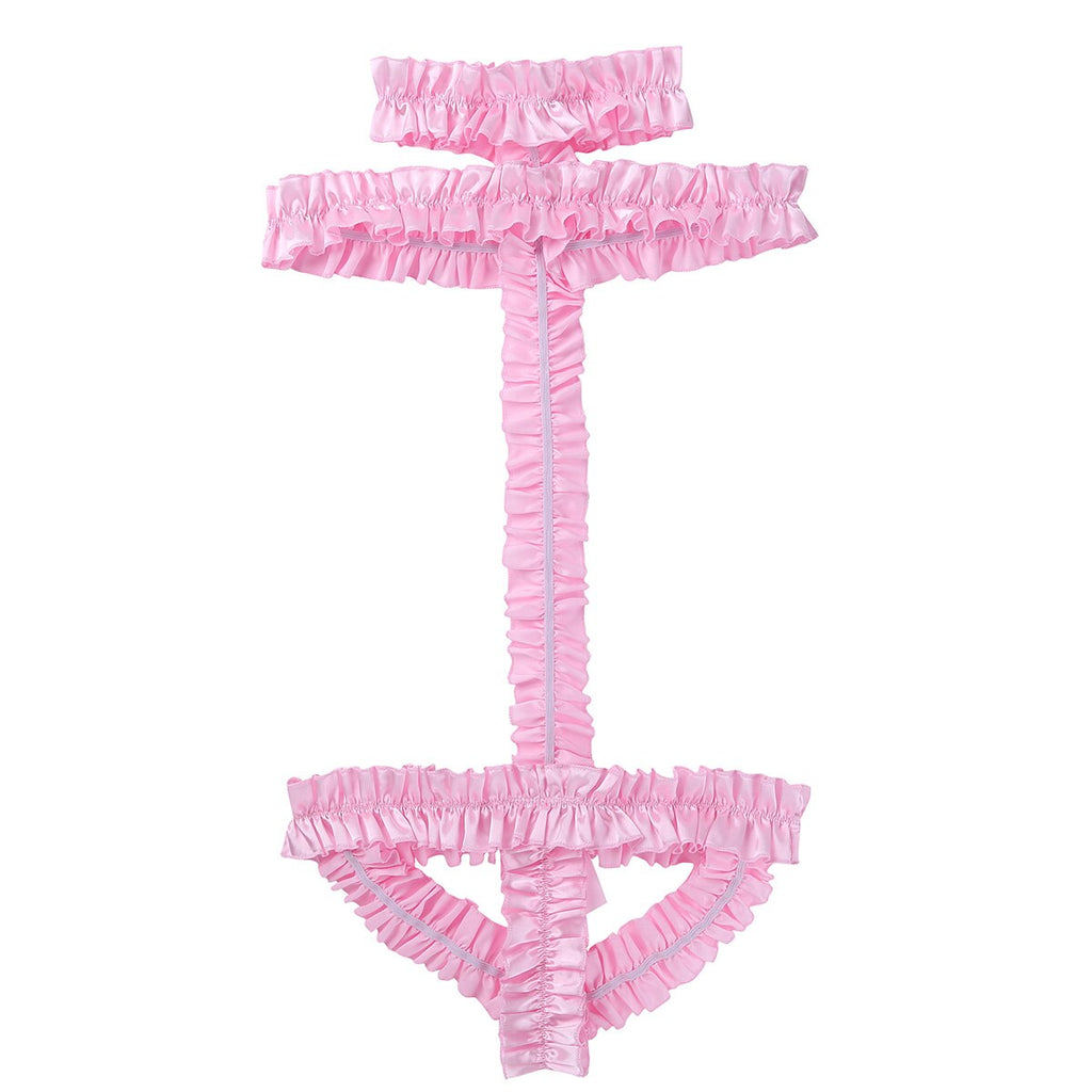 Lace Bodysuit for Crossdressers - Style 9 - Image 25