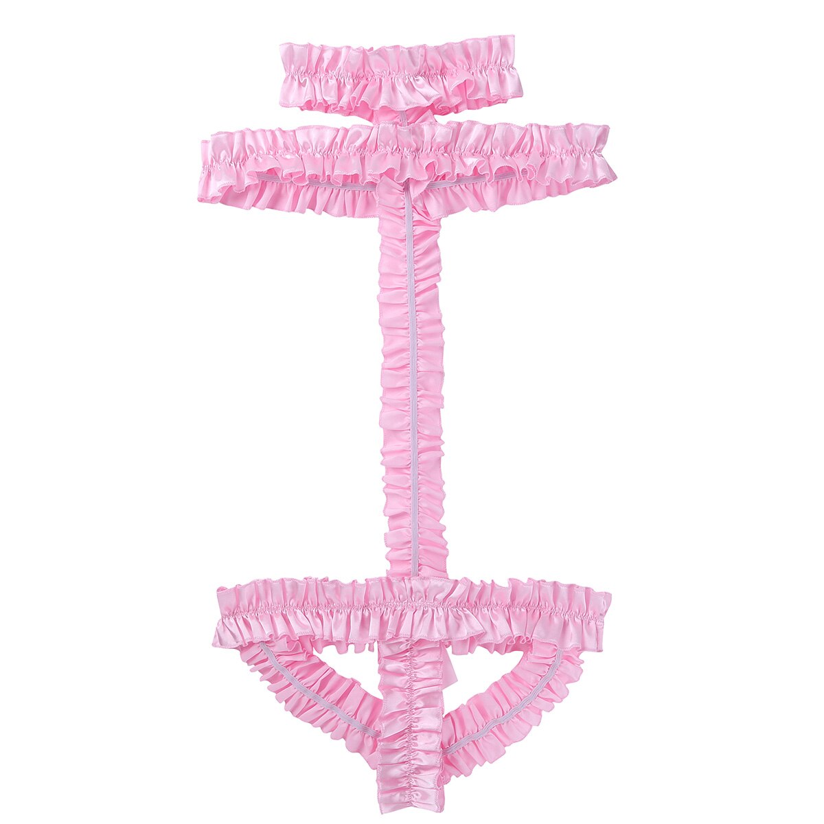 Lace Bodysuit for Crossdressers - Style 9 - Image 25
