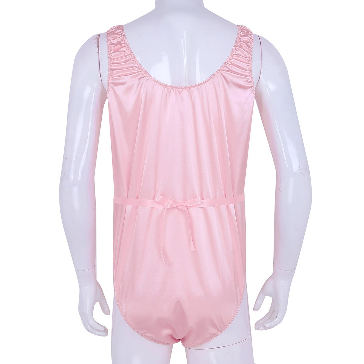 Satin Bodysuit for Crossdressers - Style 7 - Image 6