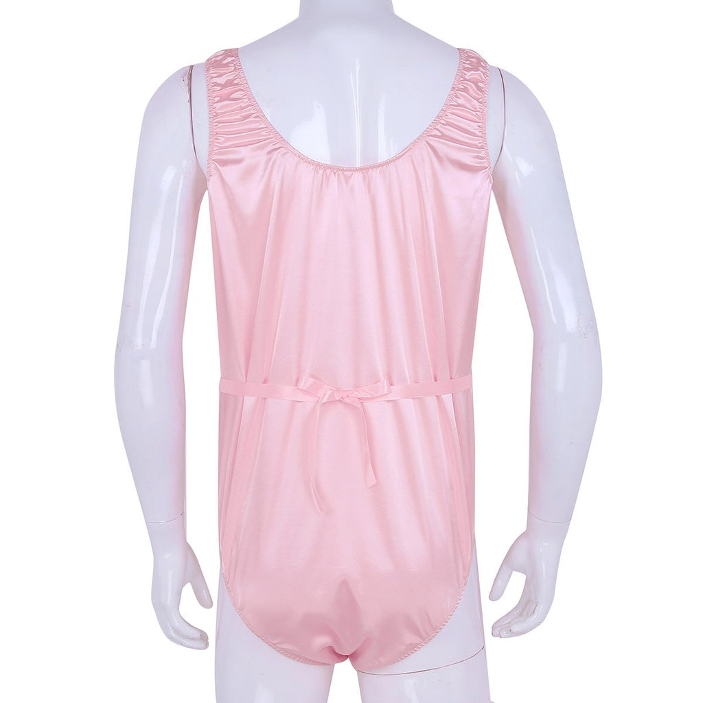 Satin Bodysuit for Crossdressers - Style 5 - Image 38