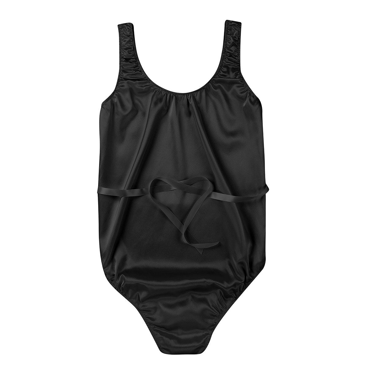Satin Bodysuit for Crossdressers - Style 7 - Image 23