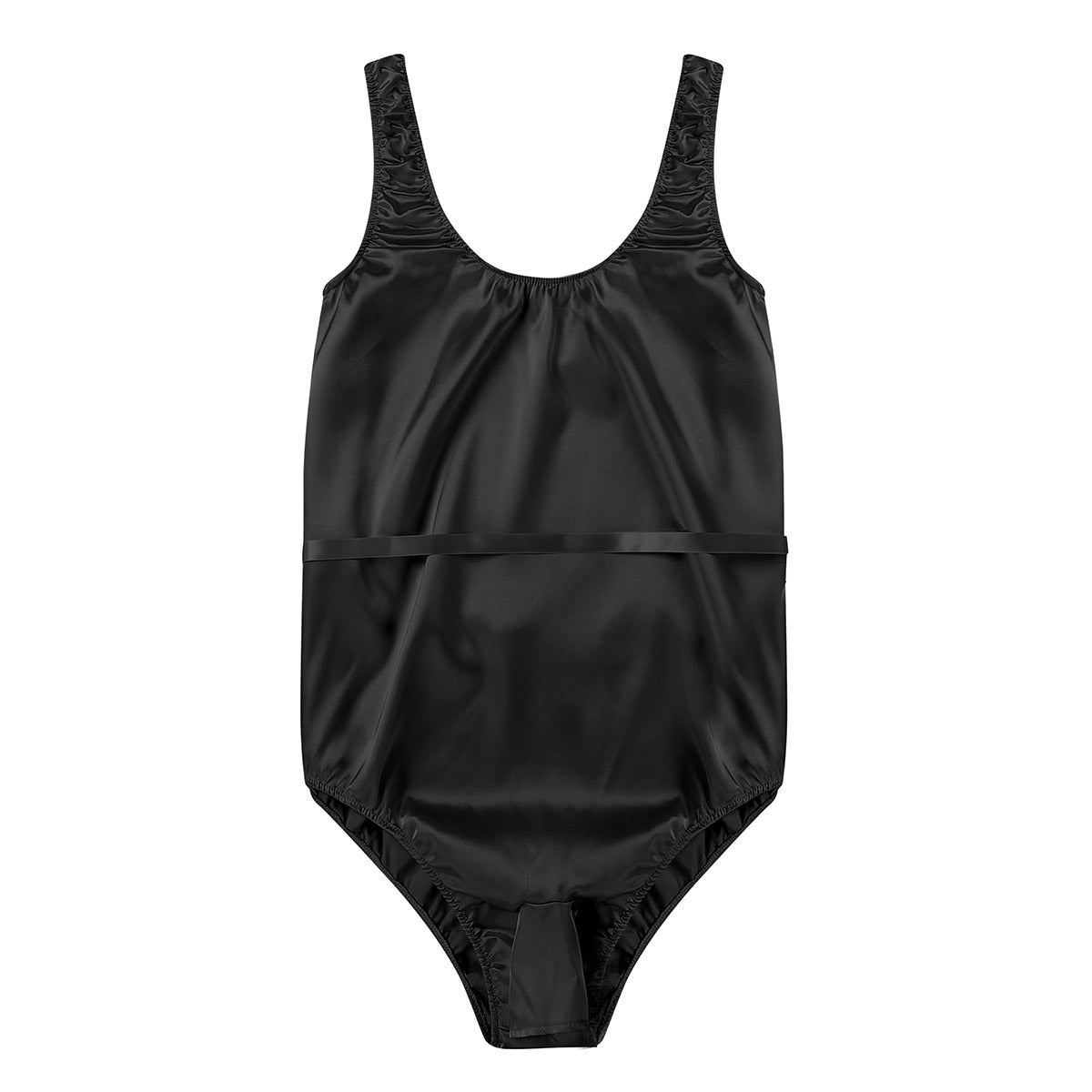Satin Bodysuit for Crossdressers - Style 5 - Image 44