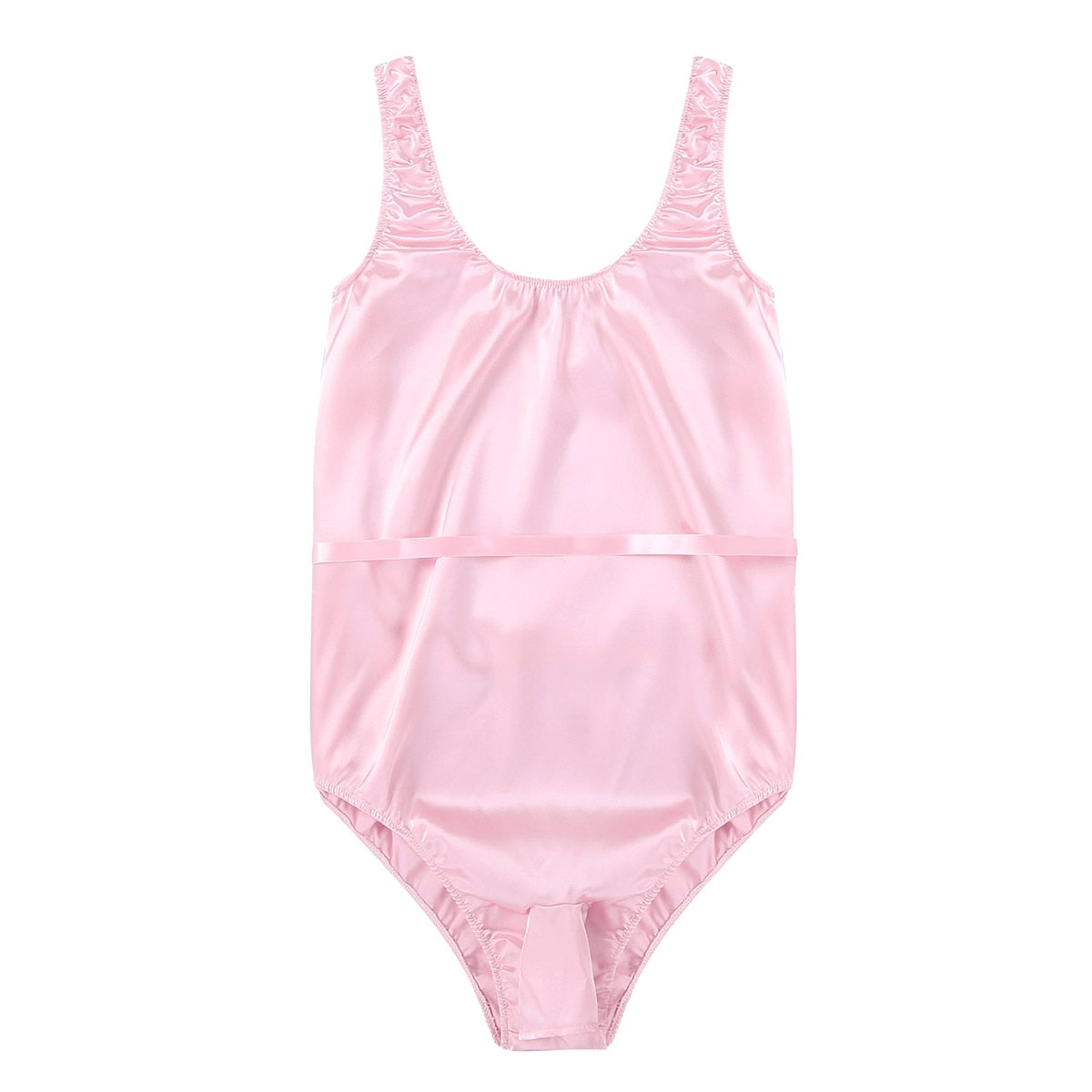 Satin Bodysuit for Crossdressers - Style 7 - Image 7